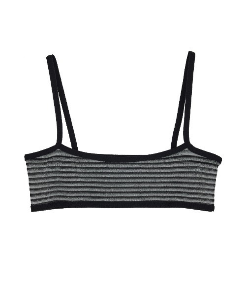Ameri(アメリ)の「MEDI PUCHI BUSTIER SET KNIT SHIRT(シャツ/ブラウス・レディース・ボルドー/イエロー/ブラック・FREE)」の6枚目の写真