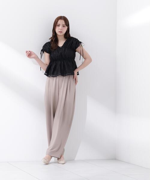 PROPORTION BODY DRESSING（プロポーションボディドレッシング）の「＜ａ＞イージーバレルパンツ / 1216239600（その他パンツ・レディース・ホワイト系その他/ベージュ/ブラック・SMALL/P/S/MEDIUM）」の3枚目の写真