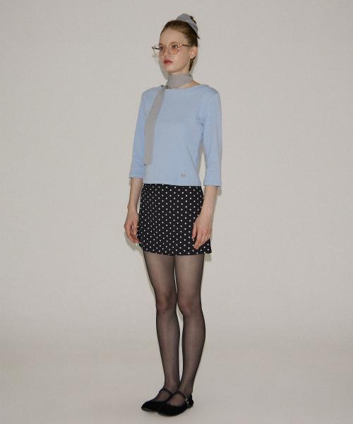 SALON DE YOHN（サロンドヨーン）の「Dot Mini Skirt_ Black（スカート・レディース・その他・SMALL/MEDIUM）」の5枚目の写真