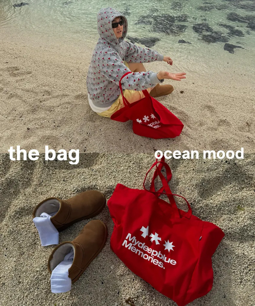 mydeepbluememories(マイディープブルーメモリーズ)の「MM LOGO ECO BAG_Red(エコバッグ/サブバッグ・レディース・レッド・FREE)」の17枚目の写真