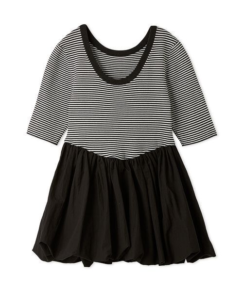 Mila Owen（ミラオーウェン）の「【ウォッシャブル】2wayペプラムリブニットドッキングトップス（Tシャツ/カットソー・レディース・ブラック/その他/ホワイト・0/1）」の4枚目の写真