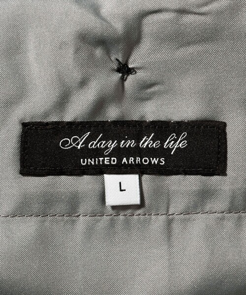 A DAY IN THE LIFE UNITED ARROWS(アデイインザライフユナイテッドアローズ)の「ノープリーツ スリム テーパードパンツ-接触冷感・ウォッシャブル-<A DAY IN THE LIFE>(スラックス・メンズ・ベージュ/ネイビー/ブラウン系/グレー系・XL/M/S/L)」の19枚目の写真
