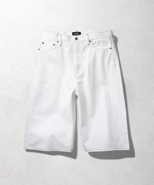 HUF（ハフ）の「EXPRESSION DENIM BAGGY SHORT（デニムパンツ・メンズ・ネイビー/ホワイト・34/28/30/32）」の2枚目の写真