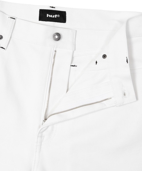 HUF（ハフ）の「EXPRESSION DENIM BAGGY SHORT（デニムパンツ・メンズ・ネイビー/ホワイト・34/28/30/32）」の12枚目の写真