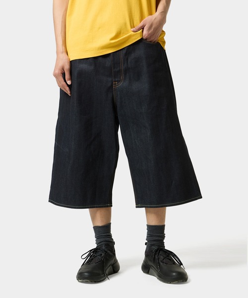 HUF（ハフ）の「EXPRESSION DENIM BAGGY SHORT（デニムパンツ・メンズ・ネイビー/ホワイト・34/28/30/32）」の20枚目の写真