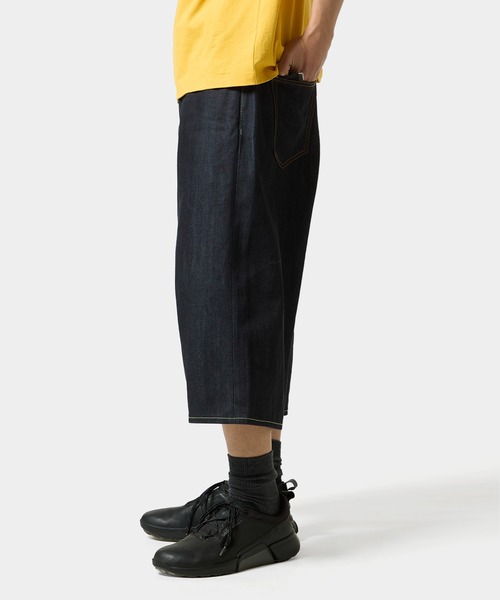 HUF（ハフ）の「EXPRESSION DENIM BAGGY SHORT（デニムパンツ・メンズ・ネイビー/ホワイト・34/28/30/32）」の21枚目の写真