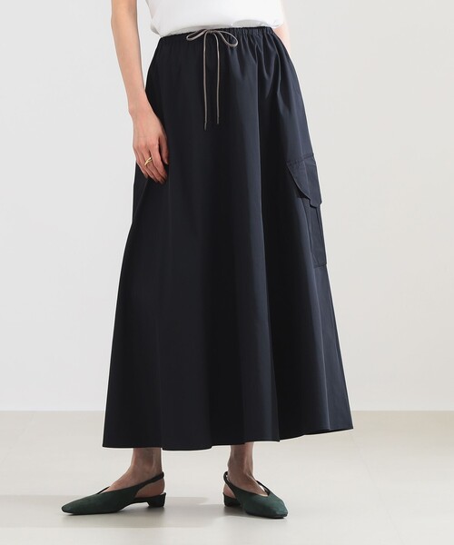 Demi-Luxe BEAMS（デミルクス ビームス）の「サイドポケット サーキュラー スカート（スカート・レディース・ネイビー/ホワイト系その他5・38/36）」の10枚目の写真