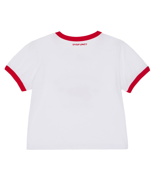 DYSFUNCT(ディスファンクト)の「LONELY CUB RINGER T-SHIRT(RED)(Tシャツ/カットソー・レディース・その他・SMALL/MEDIUM)」の5枚目の写真