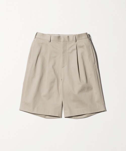 BEAUTY&YOUTH UNITED ARROWS(ビューティーアンドユースユナイテッドアローズ)の「アジャスト ワイド チノ ショーツ(チノパンツ・メンズ・ベージュ/グレー系・L/M/S/XL)」の1枚目の写真