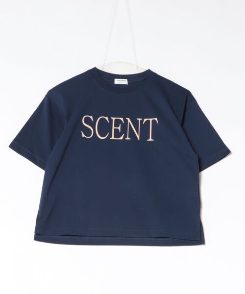 LOWRYS FARM(ローリーズファーム)の「【接触冷感・クイックドライ】機能ロゴTSS 705777(Tシャツ/カットソー・キッズ・ネイビー/オフホワイト/ピンク系その他・110cm/120cm/130cm/140cm/150cm)」の3枚目の写真