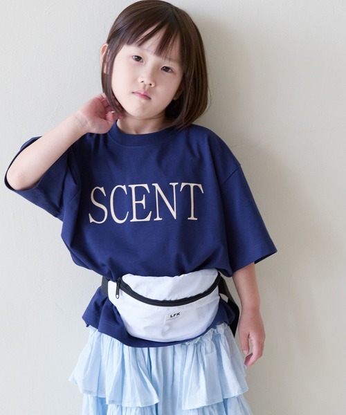 LOWRYS FARM(ローリーズファーム)の「【接触冷感・クイックドライ】機能ロゴTSS 705777(Tシャツ/カットソー・キッズ・ネイビー/オフホワイト/ピンク系その他・110cm/120cm/130cm/140cm/150cm)」の3枚目の写真