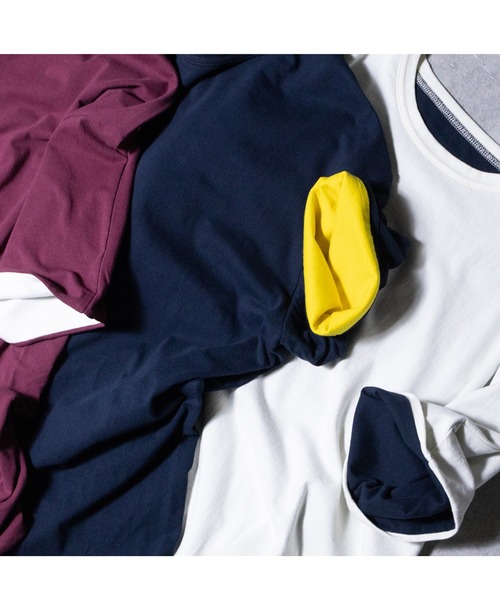 8(eight)(エイト)の「US リバーシブルTシャツ(Tシャツ/カットソー・メンズ・ベージュ系その他/ネイビー系/レッド系その他・MEDIUM/LARGE/X-LARGE/XX-LARGE)」の5枚目の写真