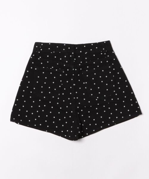 LAMPOON(ランプーン)の「フラワードットブラックデニムショートパンツ(その他パンツ・レディース・ブラック・SMALL/MEDIUM/LARGE)」の6枚目の写真