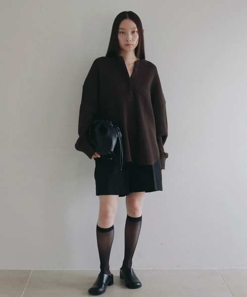 anuke(アンヌーク)の「Twill Half Pants(その他パンツ・レディース・ブラック/ベージュ・38inch/36inch)」の13枚目の写真