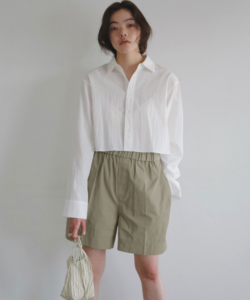 anuke(アンヌーク)の「Twill Half Pants(その他パンツ・レディース・ブラック/ベージュ・38inch/36inch)」の11枚目の写真