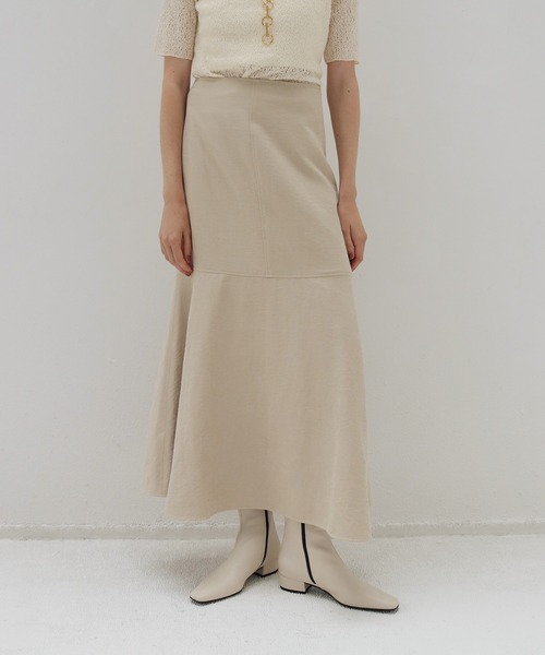 DRESSLAVE(ドレスレイブ)の「vintage smooth suede skirt(ヴィンテージスムーススエードスカート)(スカート・レディース・ベージュ/カーキ・38/36)」の12枚目の写真