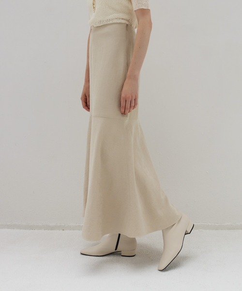 DRESSLAVE(ドレスレイブ)の「vintage smooth suede skirt(ヴィンテージスムーススエードスカート)(スカート・レディース・ベージュ/カーキ・38/36)」の13枚目の写真