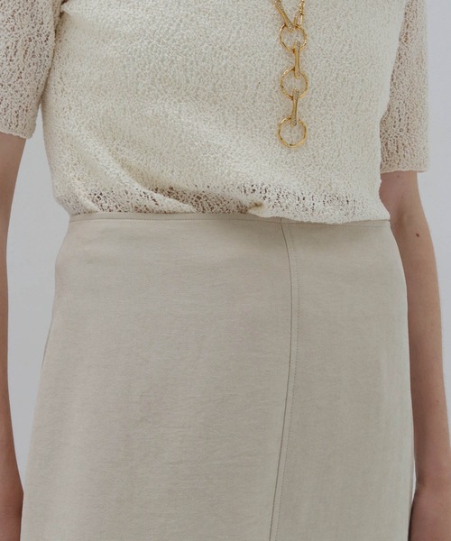 DRESSLAVE(ドレスレイブ)の「vintage smooth suede skirt(ヴィンテージスムーススエードスカート)(スカート・レディース・ベージュ/カーキ・38/36)」の15枚目の写真