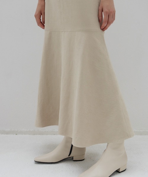 DRESSLAVE(ドレスレイブ)の「vintage smooth suede skirt(ヴィンテージスムーススエードスカート)(スカート・レディース・ベージュ/カーキ・38/36)」の16枚目の写真