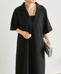 半袖Vネックワンピース【SUM1 STYLE】