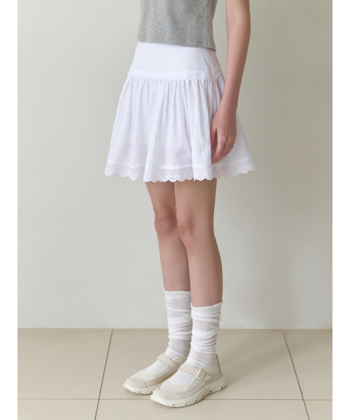 RE_L(リエル)の「Berries lace mini skirt (white)(スカート・レディース・その他・SMALL/MEDIUM)」の2枚目の写真