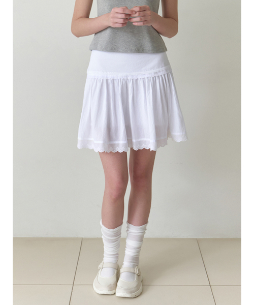 RE_L(リエル)の「Berries lace mini skirt (white)(スカート・レディース・その他・SMALL/MEDIUM)」の4枚目の写真