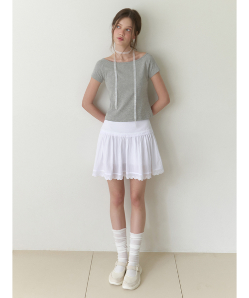 RE_L(リエル)の「Berries lace mini skirt (white)(スカート・レディース・その他・SMALL/MEDIUM)」の6枚目の写真