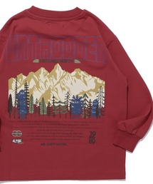 KRIFF MAYER Kid's Collection（クリフメイヤーキッズコレクション）の「ストレッチ天竺プリントロンT(マウンテン)（Tシャツ/カットソー）」
