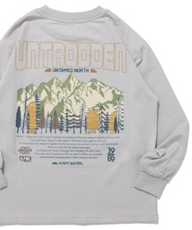 KRIFF MAYER Kid's Collection（クリフメイヤーキッズコレクション）の「ストレッチ天竺プリントロンT(マウンテン)（Tシャツ/カットソー）」