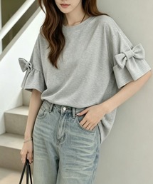 FACTOTUM | リボンタイTシャツ(Tシャツ/カットソー)