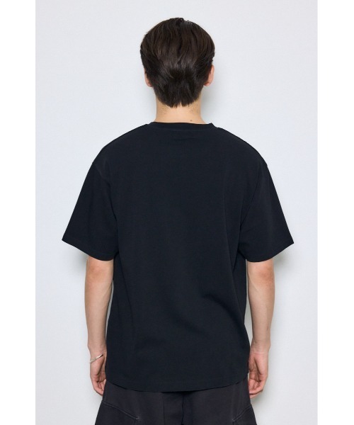 AZUL by moussy(アズールバイマウジー)の「引き揃え天竺Didn't care Tシャツ(Tシャツ/カットソー・メンズ・ブラック/ホワイト・LARGE/MEDIUM)」の14枚目の写真