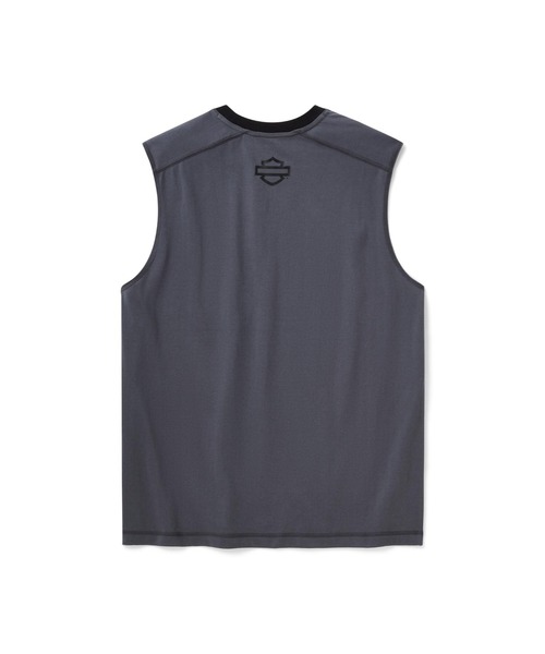 Harley-Davidson(ハーレーダビッドソン)の「H-D(R)TECH COOLMAX(R) タンクトップ(Tシャツ/カットソー・メンズ・ブラック系その他・SMALL/MEDIUM/LARGE/X-LARGE)」の2枚目の写真
