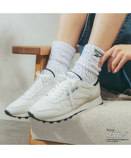 Reebok(リーボック)の「クラシックレザー1983ヴィンテージ ピーナッツ / CLASSIC LEATHER 1983 VINTAGE PEANUTS(スニーカー・メンズ・ホワイト・22.5cm/28.0cm/25.5cm/25.0cm/24.0cm/24.5cm/26.0cm/26.5cm/27.0cm/27.5cm/23.0cm/23.5cm)」の18枚目の写真