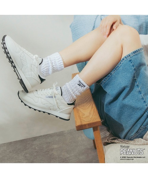 Reebok(リーボック)の「クラシックレザー1983ヴィンテージ ピーナッツ / CLASSIC LEATHER 1983 VINTAGE PEANUTS(スニーカー・メンズ・ホワイト・22.5cm/28.0cm/25.5cm/25.0cm/24.0cm/24.5cm/26.0cm/26.5cm/27.0cm/27.5cm/23.0cm/23.5cm)」の19枚目の写真