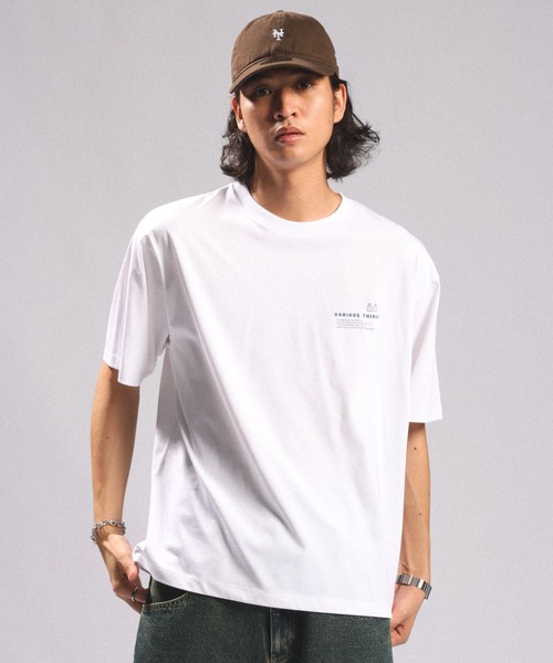 RAGEBLUE(レイジブルー)の「【接触冷感/吸水速乾】3D CORD EMBROIDERY T-SHIRT/コード刺繍Tシャツ(Tシャツ/カットソー・メンズ・ホワイト/ライトブルー/ブラック・MEDIUM/LARGE)」の10枚目の写真