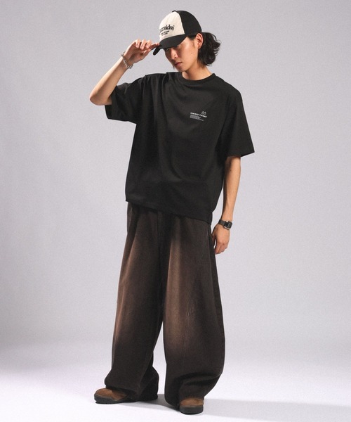 RAGEBLUE(レイジブルー)の「【接触冷感/吸水速乾】3D CORD EMBROIDERY T-SHIRT/コード刺繍Tシャツ(Tシャツ/カットソー・メンズ・ホワイト/ライトブルー/ブラック・MEDIUM/LARGE)」の14枚目の写真