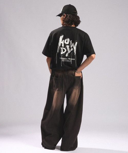 RAGEBLUE(レイジブルー)の「【接触冷感/吸水速乾】3D CORD EMBROIDERY T-SHIRT/コード刺繍Tシャツ(Tシャツ/カットソー・メンズ・ホワイト/ライトブルー/ブラック・MEDIUM/LARGE)」の17枚目の写真