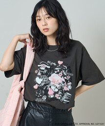 SANRIO/サンリオ サンリオキャラクターズ コラージュプリントTシャツ