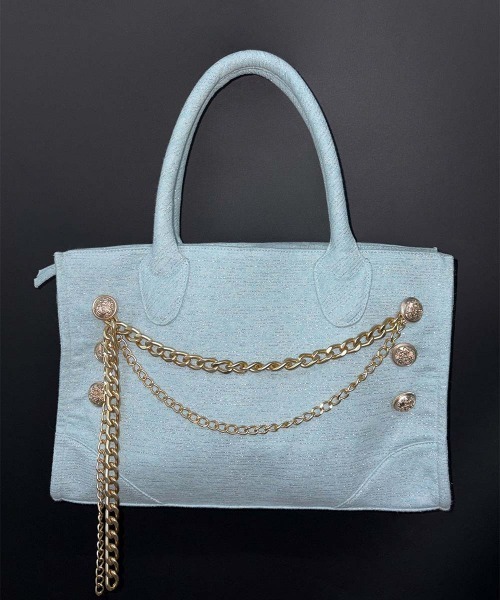 SCULPTOR(スカルプター)の「Chain Terry Bag(ショルダーバッグ・レディース・ピンク/ブルー・FREE)」の16枚目の写真