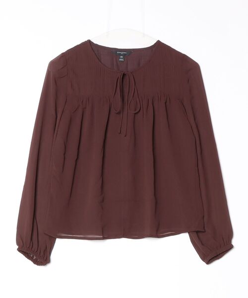 BANANA REPUBLIC FACTORY STORE（バナナリパブリック ファクトリーストア）の「BANANA REPUBLIC FACTORY STORE　　シフォンプリーツリリースブラウス（シャツ/ブラウス・レディース・ホワイト・S）」の5枚目の写真