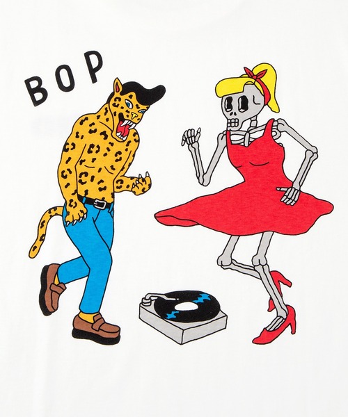 PUNYUS（プニュズ）の「【NEW SIZE】Bebop Dance Tシャツ（Tシャツ/カットソー・レディース・スミクロ/ライトイエロー/ホワイト・3/4/5）」の18枚目の写真