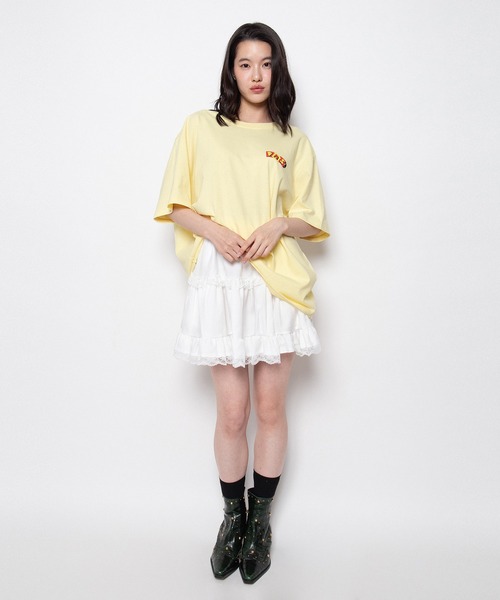 PUNYUS（プニュズ）の「【NEW SIZE】Bebop Dance Tシャツ（Tシャツ/カットソー・レディース・スミクロ/ライトイエロー/ホワイト・3/4/5）」の6枚目の写真