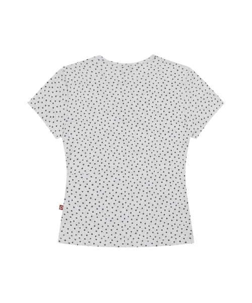 S'EST(エスイーエスティー)の「Bloom Henley Neck Slim Fit T-shirts White Melange(Tシャツ/カットソー・レディース・ホワイト・SMALL)」の2枚目の写真