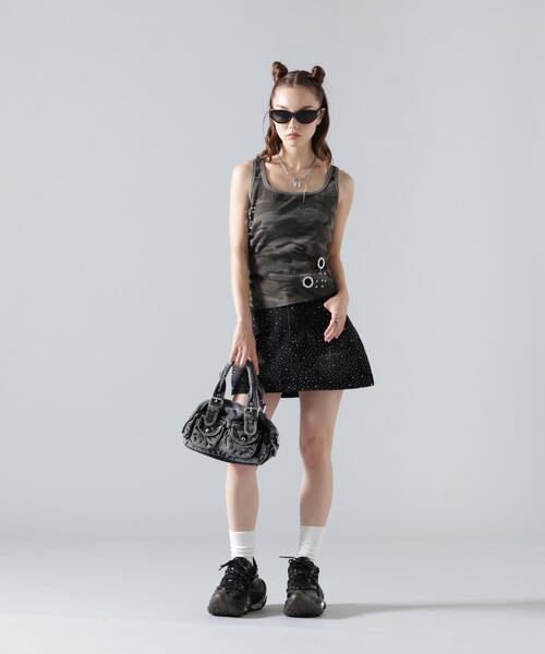 B'2nd（ビーセカンド）の「MAVYTH/メヴィス/DENIM HAND BAG（ハンドバッグ・レディース・ブラック/その他4・F）」の6枚目の写真