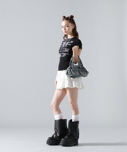 B'2nd（ビーセカンド）の「MAVYTH/メヴィス/DENIM HAND BAG（ハンドバッグ・レディース・ブラック/その他4・F）」の10枚目の写真