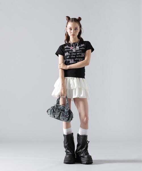 B'2nd（ビーセカンド）の「MAVYTH/メヴィス/DENIM HAND BAG（ハンドバッグ・レディース・ブラック/その他4・F）」の11枚目の写真