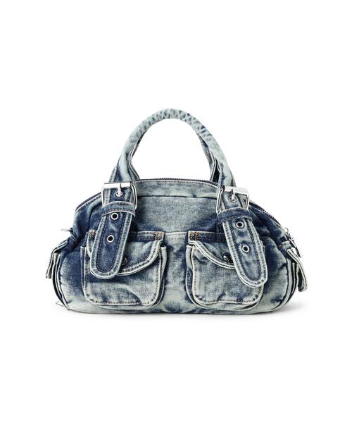 B'2nd（ビーセカンド）の「MAVYTH/メヴィス/DENIM HAND BAG（ハンドバッグ・レディース・ブラック/その他4・F）」の12枚目の写真