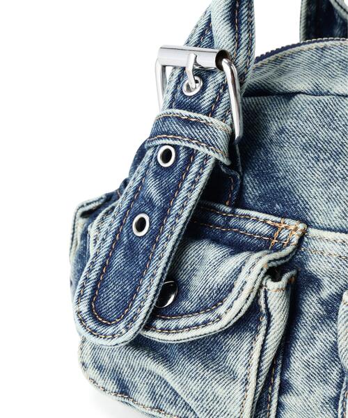 B'2nd（ビーセカンド）の「MAVYTH/メヴィス/DENIM HAND BAG（ハンドバッグ・レディース・ブラック/その他4・F）」の16枚目の写真
