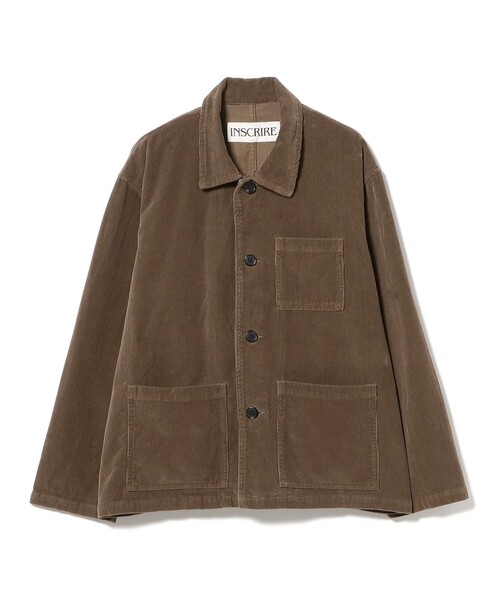 Demi-Luxe BEAMS（デミルクス ビームス）の「INSCRIRE / コーデュロイ ワークジャケット（ブルゾン・レディース・ブラウン・2/1）」の8枚目の写真