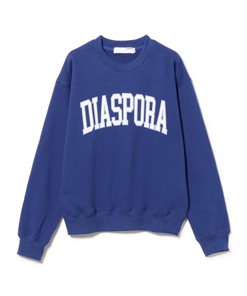 BEAMS T(ビームスティー)の「Diaspora skateboards / College Logo Crewneck Sweatshirt(スウェット・メンズ・ネイビー・M/L/XL)」の1枚目の写真